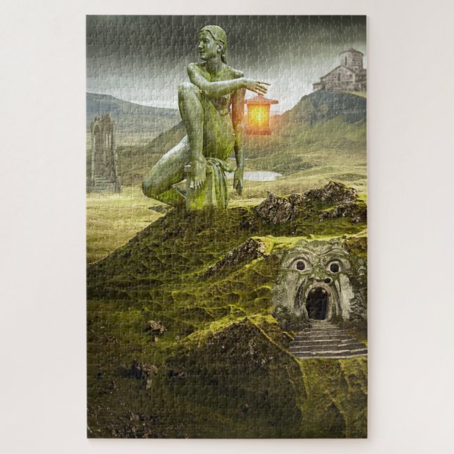 Fantasy-Landpuzzle Puzzle (Vertikal)