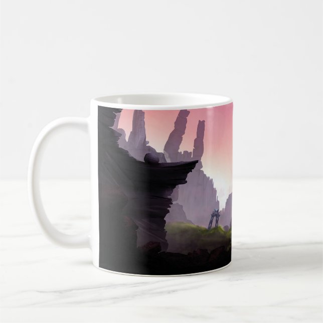 Fantasy Landscape Concept Art Tasse (Links)