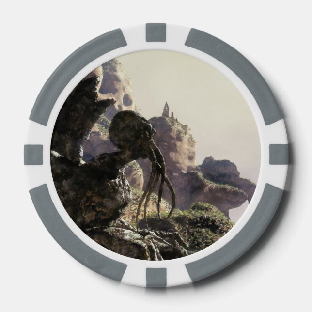 Fantasy landscape pokerchips (Vorderseite)