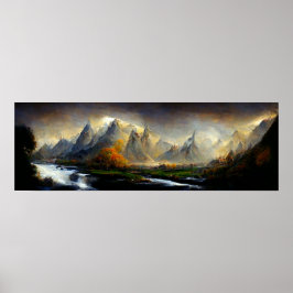 Fantasy Landscape Poster