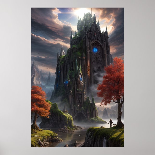 Fantasy Landscape Poster (Vorne)