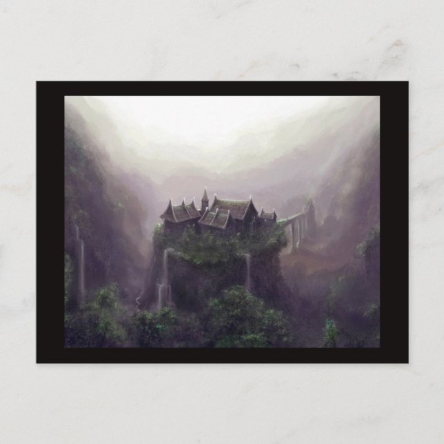 Fantasy Landscape Postkarte (Vorderseite)