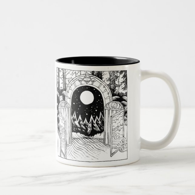 Fantasy Landscape Tasse (Rechts)