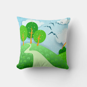 Fantasy-Landschaft, Kissen