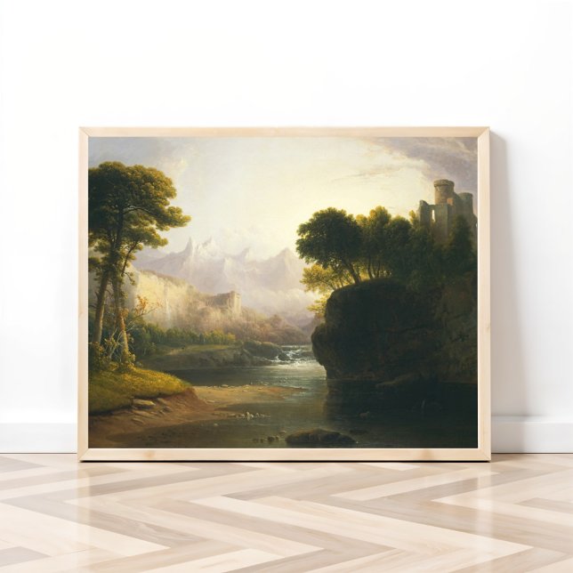 Fantasy Landschaft von Thomas Doughty Poster (Von Creator hochgeladen)