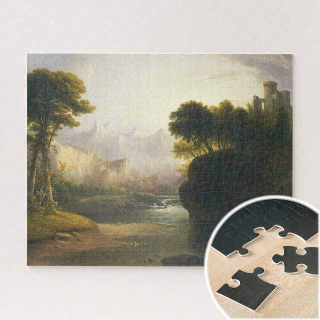 Fantasy Landschaft von Thomas Doughty Puzzle (Von Creator hochgeladen)