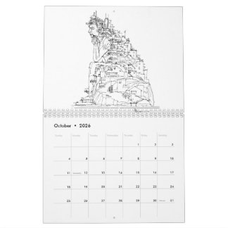 Fantasy-Landschaften Kalender