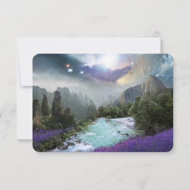 Fantasy Landschaftlich Nature Landscape Danke (Vorderseite)