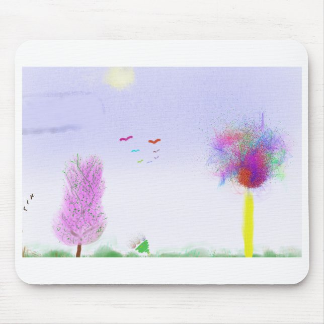 Fantasy-Landschafts-Escape-Mauspad Mousepad (Vorne)