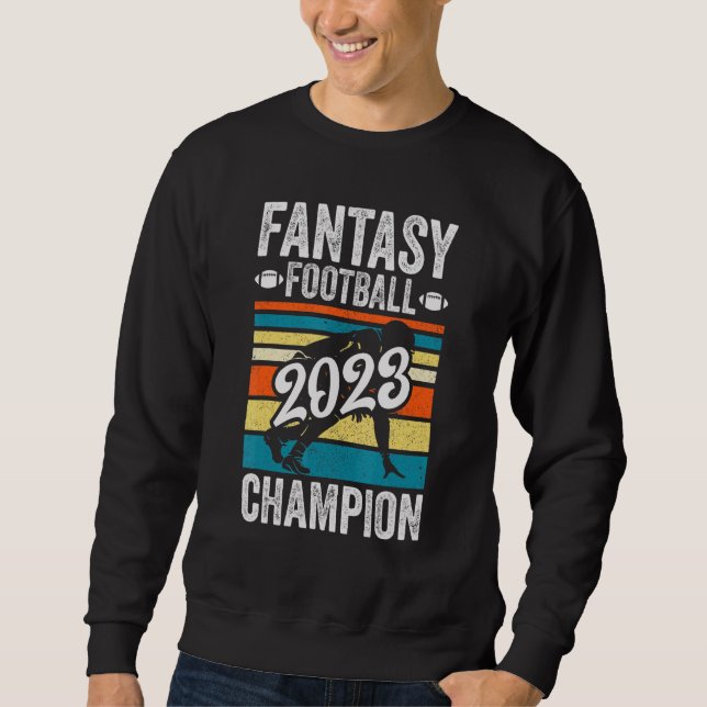 Fantasy League Champ Gewinner Fantasy Football Cha Sweatshirt (Vorderseite)