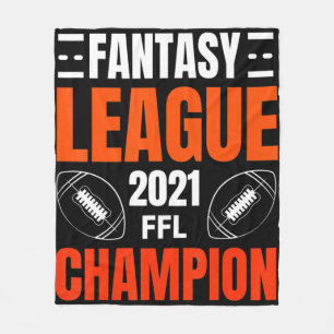 Fantasy League Champion Fußball 2021 Gewinner vint Fleecedecke