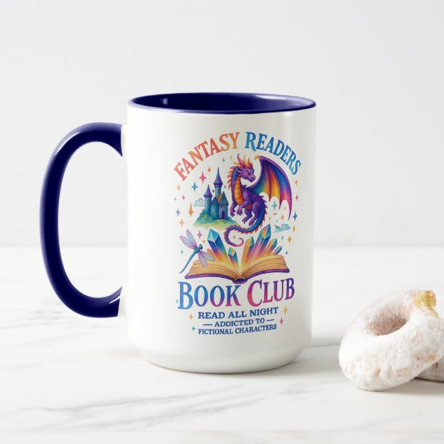 Fantasy Leser... Tasse (Mit Donut)