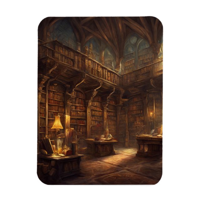 Fantasy Library Magnet (Vertikal)