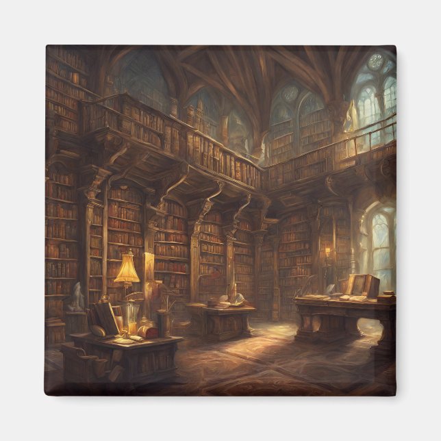 Fantasy Library Magnet (Vorne)
