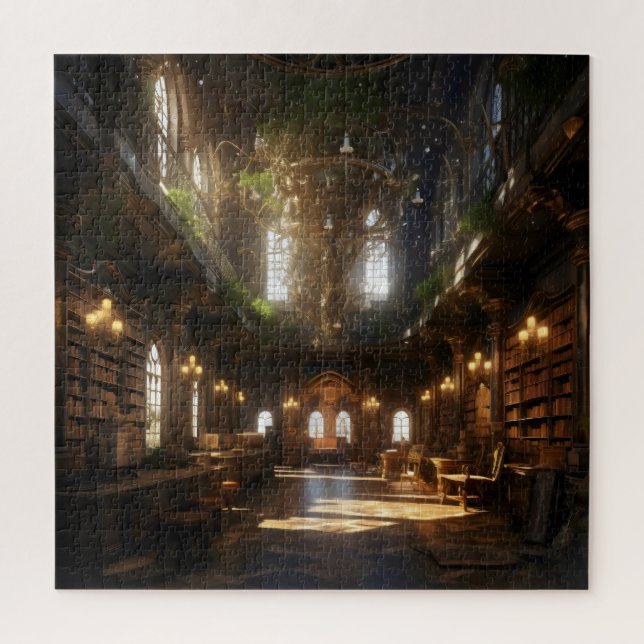 Fantasy Library Puzzle (Vertikal)