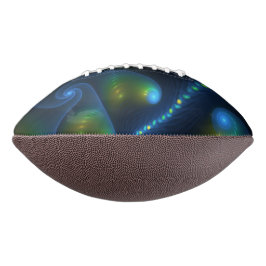 Fantasy Lights Abstrakt Blue Green Yellow Fraktal Football