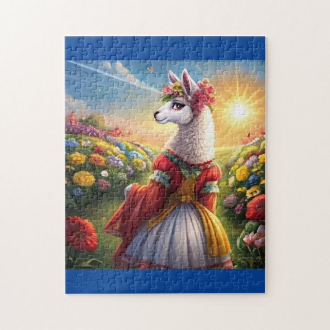 Fantasy Llama Puzzle (Vertikal)