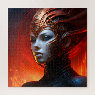 Fantasy Magic Art Dame Puzzle