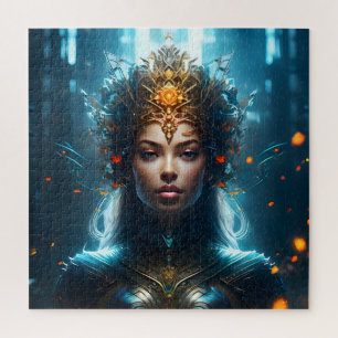 Fantasy Magic Art Dame Puzzle