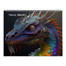 Fantasy Magic Dragons - AI erzeugte Kunst