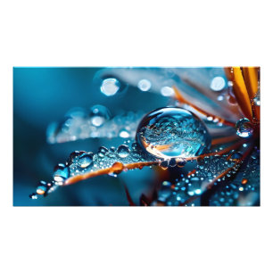 Fantasy Makro Wasserfall Fotodruck