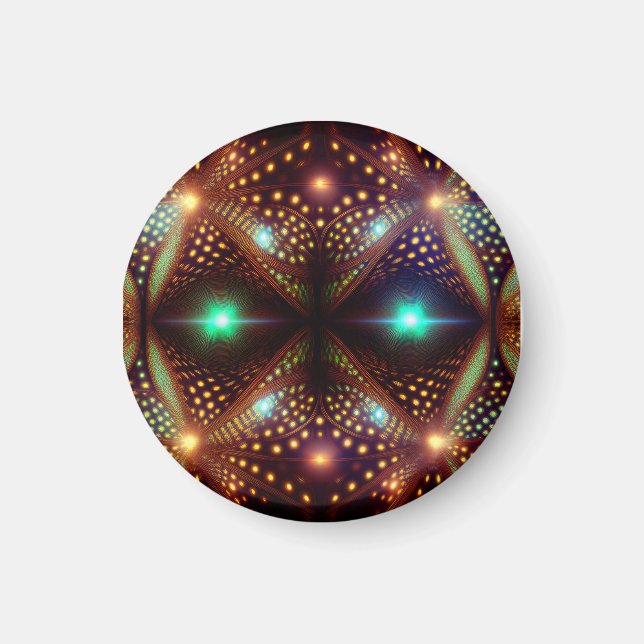 Fantasy Mandelbrot Fractal Magnet (Vorne)