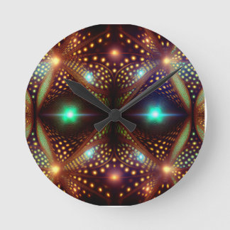 Fantasy-Mandelbrot-Fraktal Runde Wanduhr