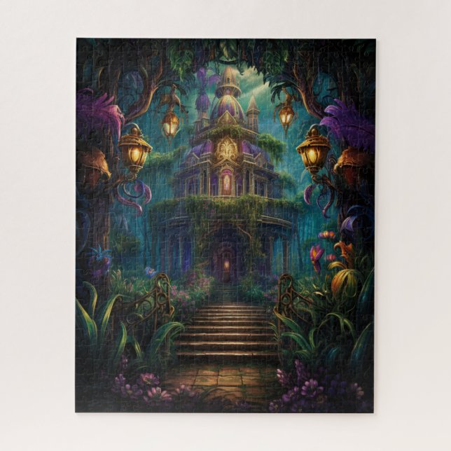 Fantasy Mardi Gras Farben  Puzzle (Vertikal)
