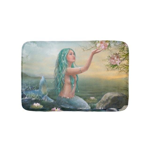 Fantasy Marine Mermaid Ariek Bath Mat Badematte (Vorderseite)
