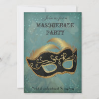 Fantasy Masquerade Party Einladung