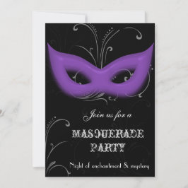 Fantasy Masquerade Party Einladung