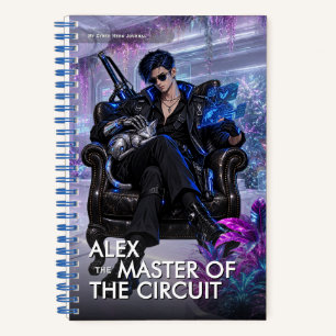 Fantasy Mein Cyber-Held-Abenteuer-Notizbuch Notizbuch