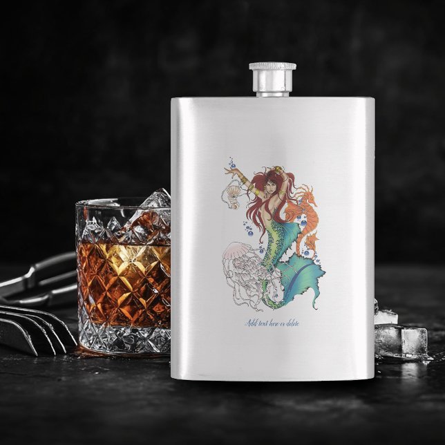 Fantasy Mermaid Aquamariner Schwanz Flachmann (Von Creator hochgeladen)