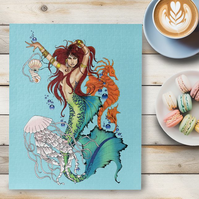 Fantasy Mermaid Aquamariner Schwanz Puzzle (Von Creator hochgeladen)