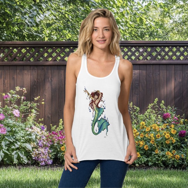 Fantasy Mermaid Aquamariner Schwanz Tank Top (Von Creator hochgeladen)