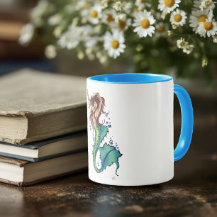 Fantasy Mermaid Aquamariner Schwanz Tasse