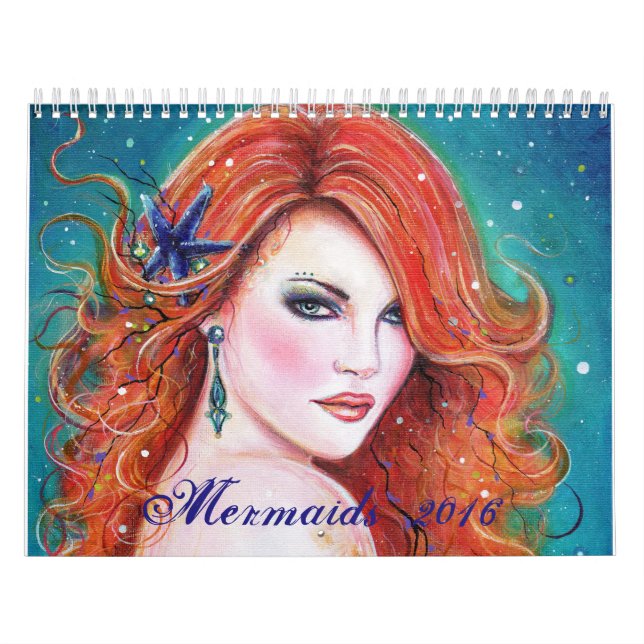 Fantasy Mermaid Kalender 2016 von Renee Lavoie (Titelbild)