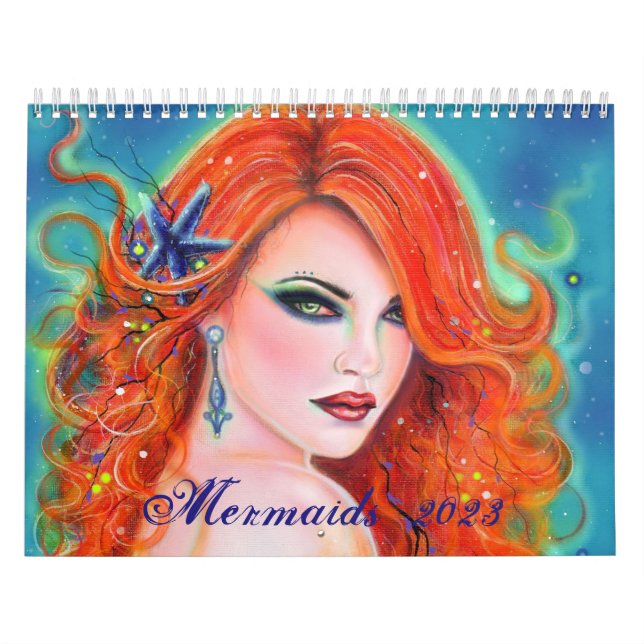 Fantasy Mermaid Kalender 2023 von Renee Lavoie (Titelbild)
