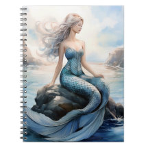 Fantasy Mermaid Notebook 6,5 x 8,75 Zoll