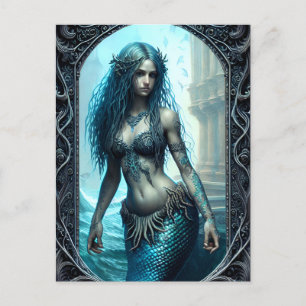 Fantasy Mermaid Postcard Postkarte