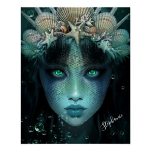 Fantasy Mermaid Poster
