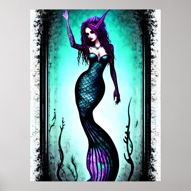 Fantasy Mermaid Poster (Vorne)