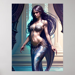Fantasy Mermaid Poster