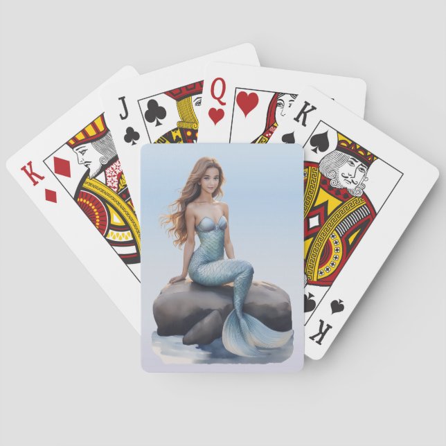 Fantasy Mermaid Spielkarten (Rückseite)