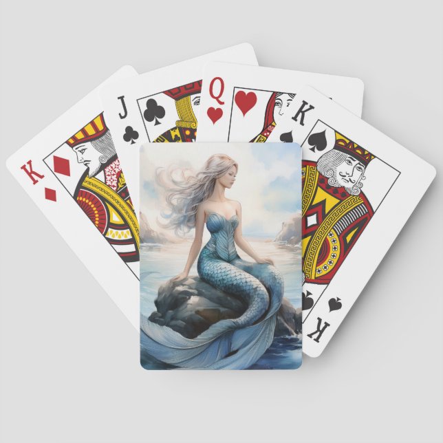 Fantasy Mermaid Spielkarten (Rückseite)