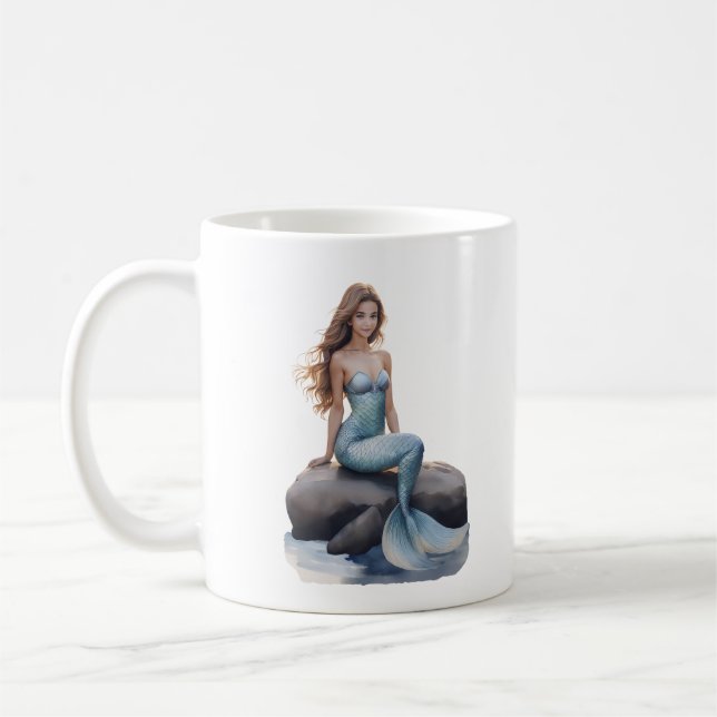Fantasy Mermaid Tasse (Links)