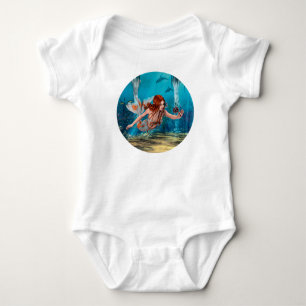 Fantasy Mermaid und Sea Lily Baby Strampler