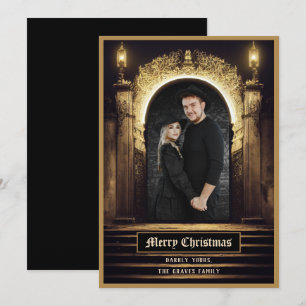 Fantasy Merry Weihnachtskarte Feiertagskarte
