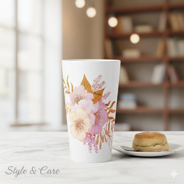 Fantasy Milchtasse (Floral Fantasy Latte Mug)