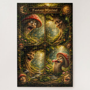 Fantasy-Mischief, Zauberwald-Puzzle m Puzzle